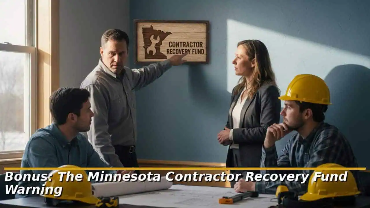 The Minnesota Contractor Recovery Fund Warning