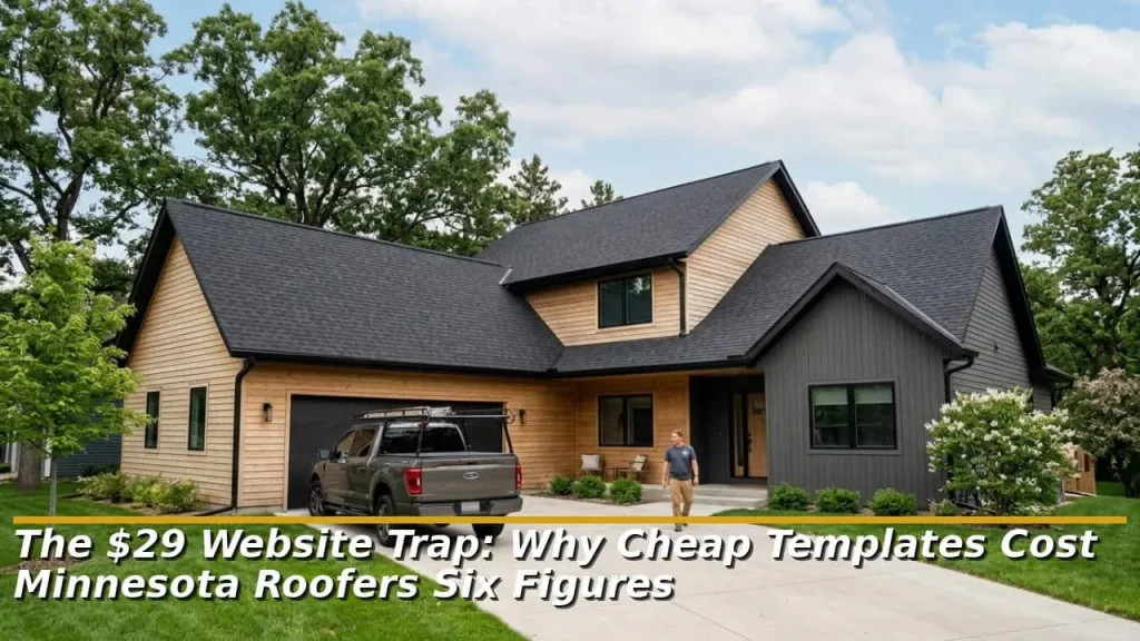 The $29 Website Trap Why Cheap Templates Cost Minnesota Roofers Six Figures