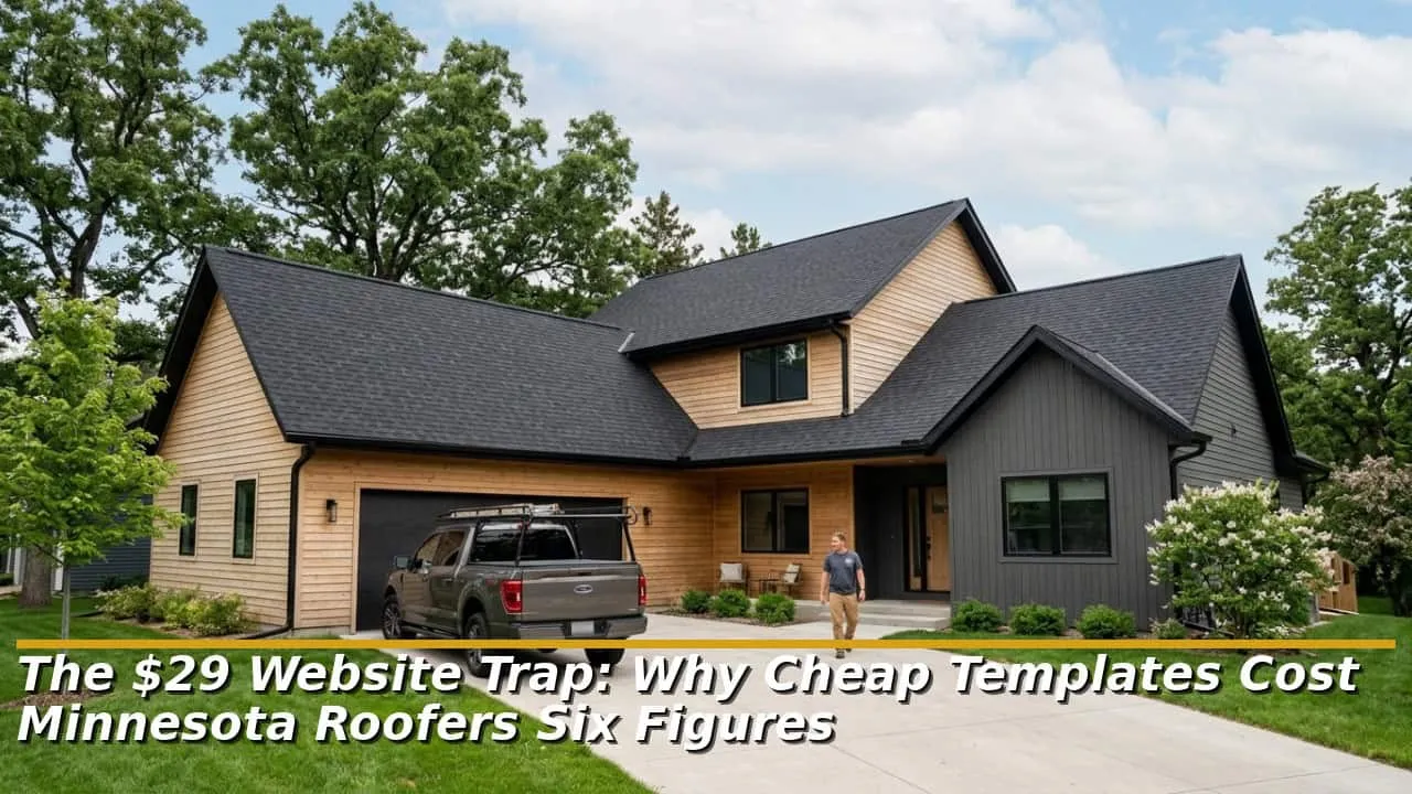 The $29 Website Trap Why Cheap Templates Cost Minnesota Roofers Six Figures